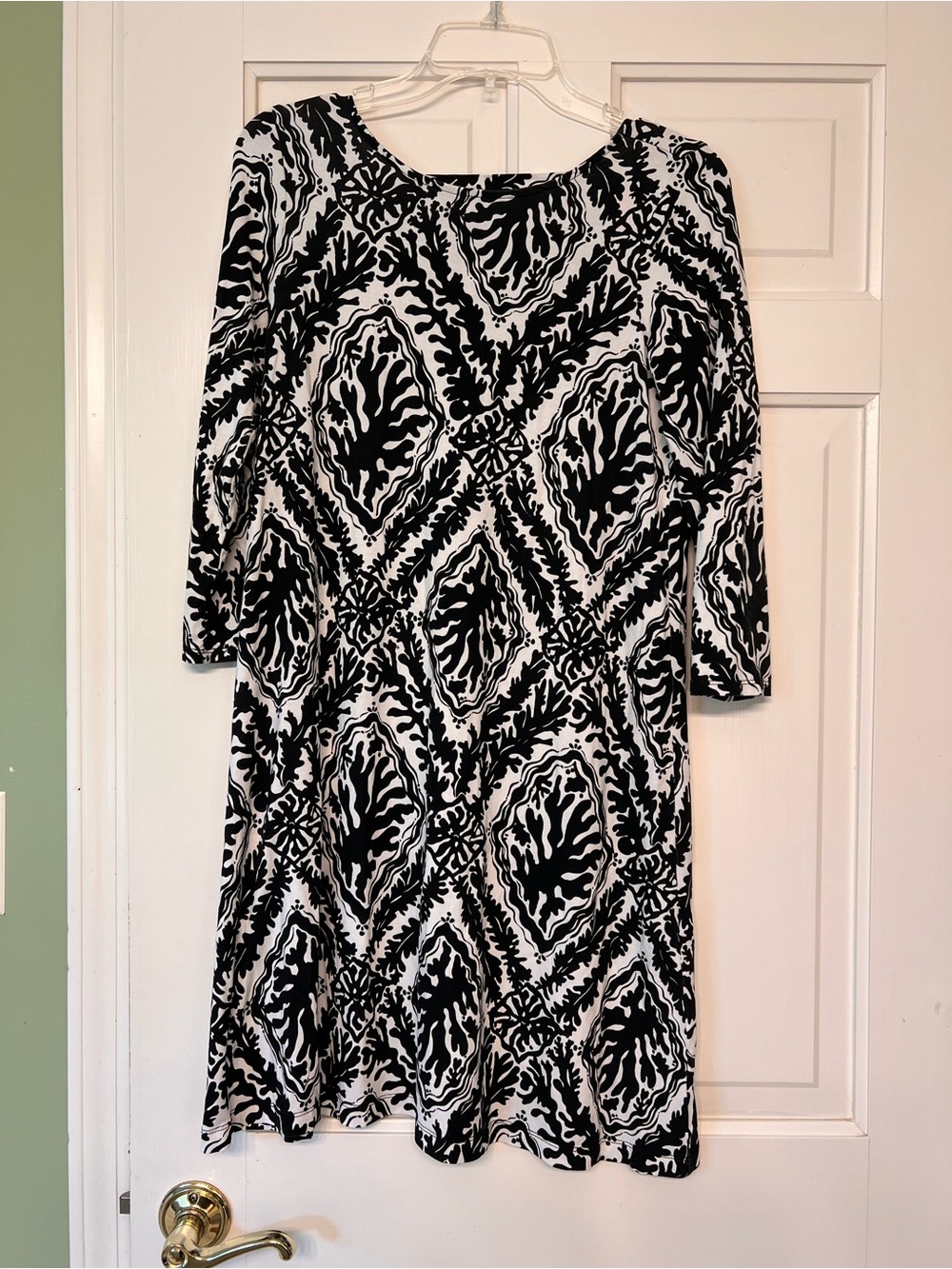 Lilly Pulitzer Ophelia Black and White Printed Dress